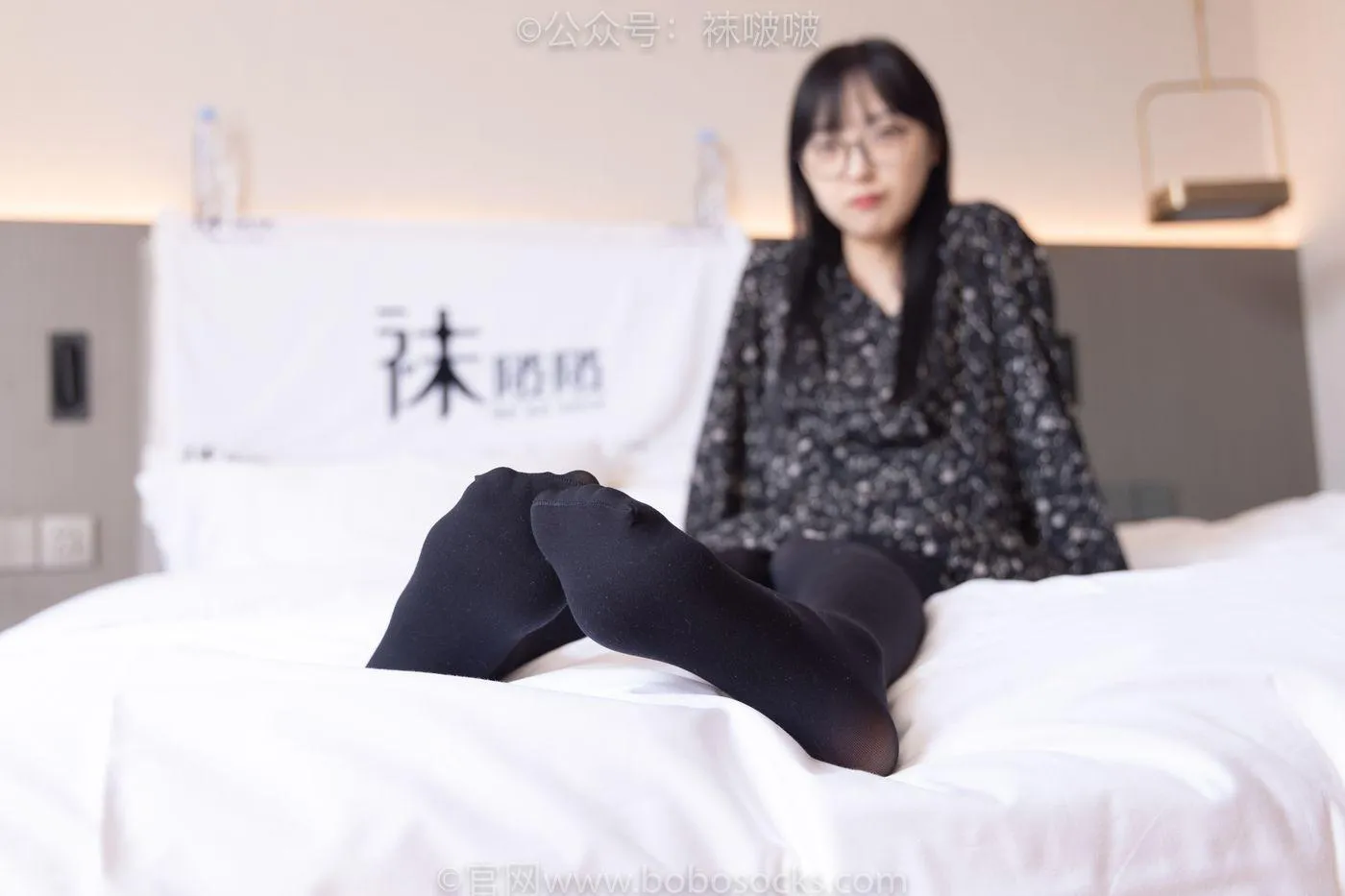 [BoBoSocks袜啵啵]NO.064 稚予-平底鞋、厚黑丝 [137P]插图5